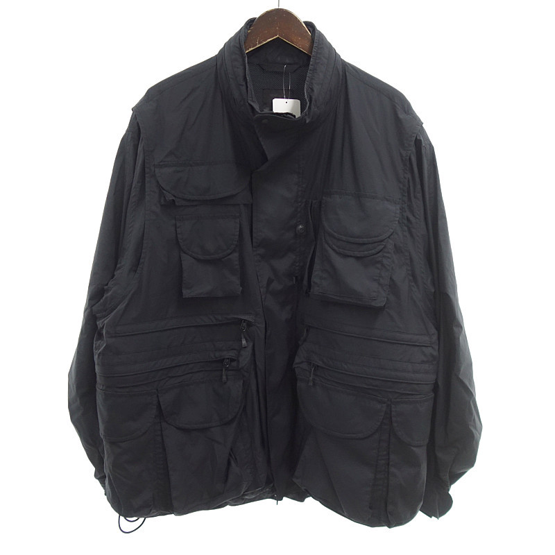 DAIWA PIER39 2WAY PERFECT FISHING JACKET ナイロン ジャケット ブラック メンズM