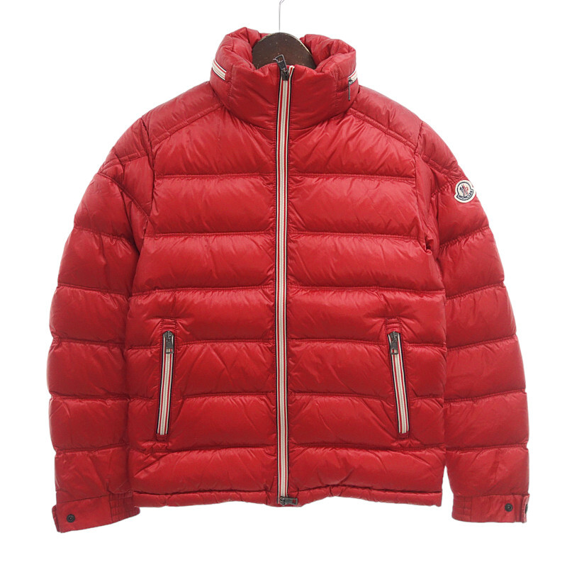 MONCLER GASTON GIUBBOTTO ダウン ジャケット レッド メンズ0