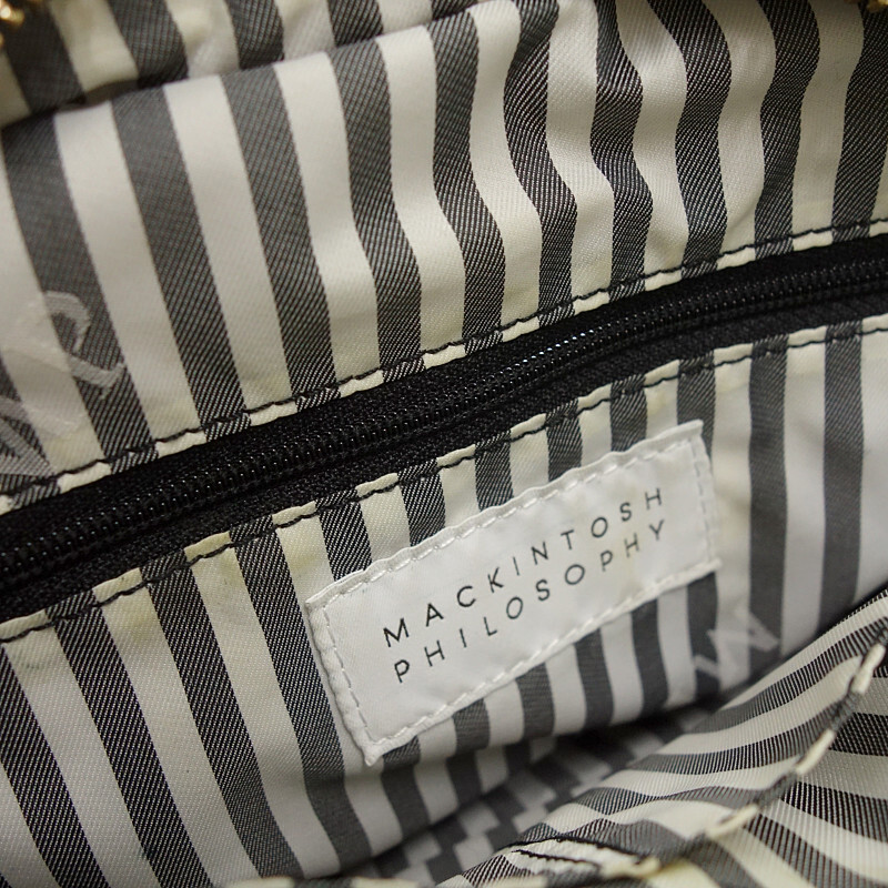 【特別価格】MACKINTOSH PHILOSOPHY 2WAY レザー ショルダー ハンド バッグ グレー ユニセックス-_画像7