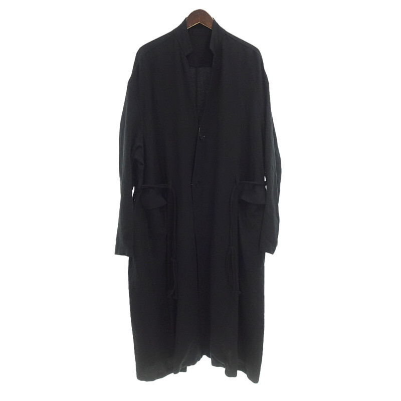 【PRICE DOWN】JULIUS 20SS Long Jacket ロング ジャケット スプリング コート ブラック メンズ2の画像1