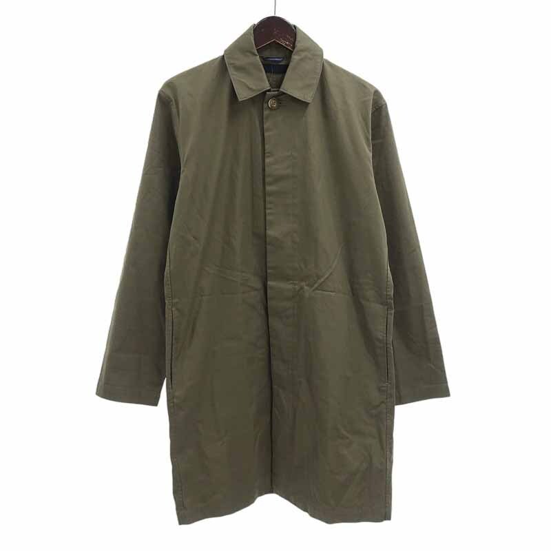 【PRICE DOWN】JUN HASHIMOTO SOUTIEN COLLAR SHIRTS ステンカラー ロング コート シャツ オリーブ メンズ2の画像1