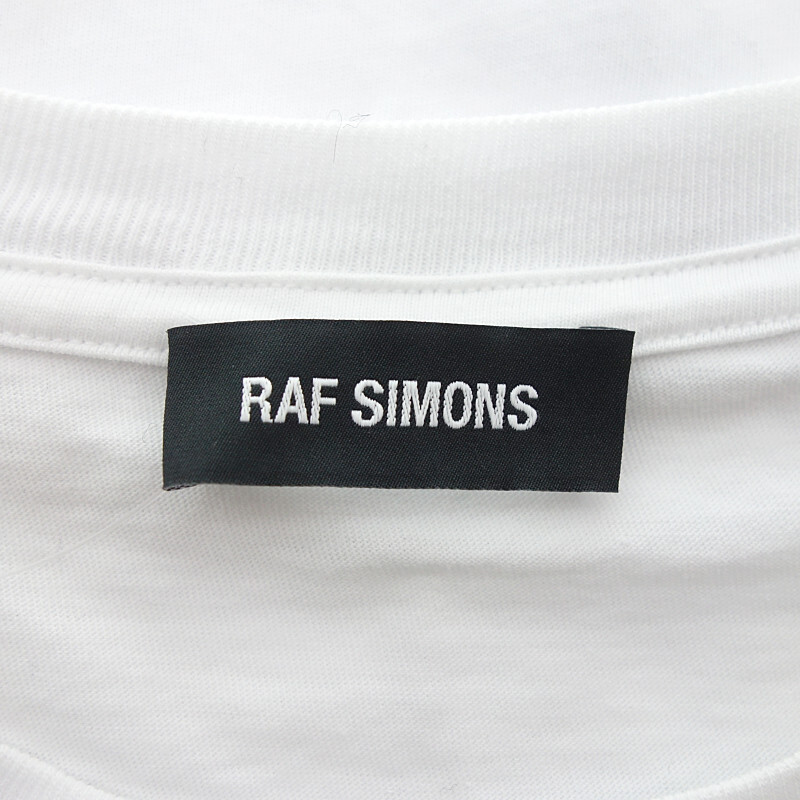 【特別価格】RAF SIMONS 19AW Ron Herman 10周年 ローズプリントTシャツ ホワイト メンズLの画像3