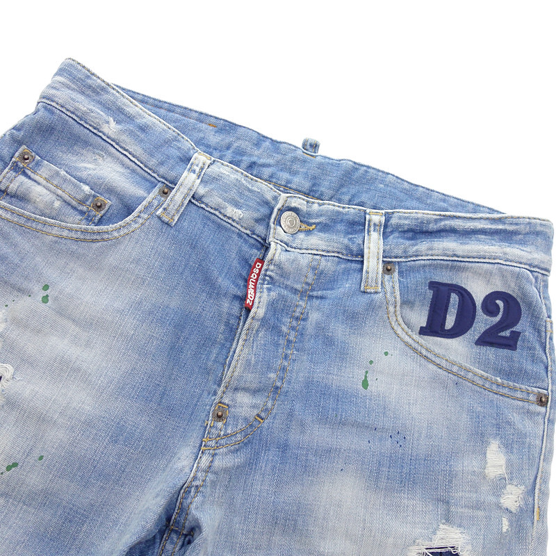 【特別価格】DSQUARED2 21SS Skater Jean デニムパンツ ネイビー メンズ46_画像6