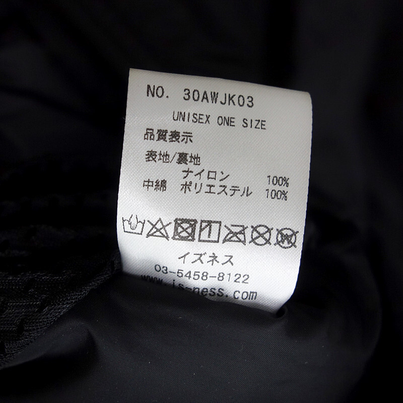【特別価格】is-ness A7 JACKET ナイロン 中綿 ジャケット ブラック メンズONE SIZE_画像4