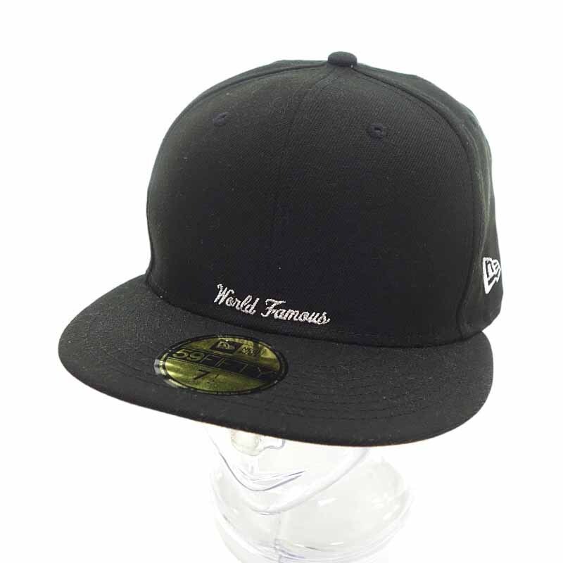 【PRICE DOWN】SUPREME 21SS × NEW ERA Reverse Box Logo キャップ ブラック ユニセックス59.6cm_画像1