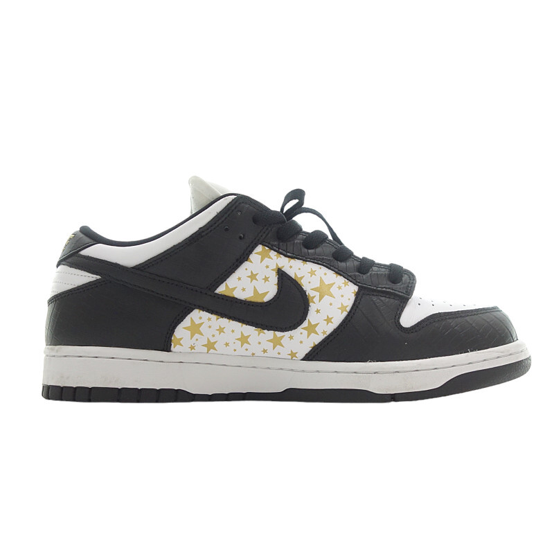 【PRICE DOWN】NIKE DH3228-102 SUPREME DUNK LOW OG QS スニーカー ブラック×ホワイト メンズUS10(28cm)の画像5