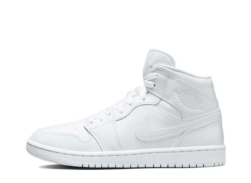 24.0cm Nike WMNS Air Jordan 1 Mid "Triple White" 24cm DV0991-111