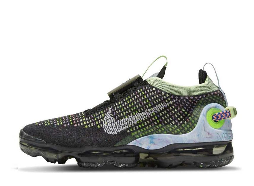 25.0cm Nike WMNS Air Vapormax 2020 Flyknit "Black/White/Barely Volt " 25cm CT1933-001