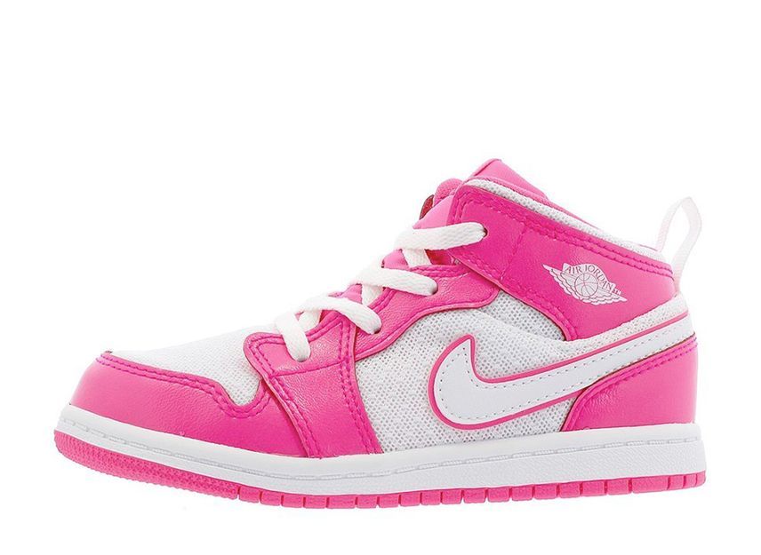 14cm～ Nike TD Air Jordan 1 Mid "Hyper Pink/White" 16cm 644507-611