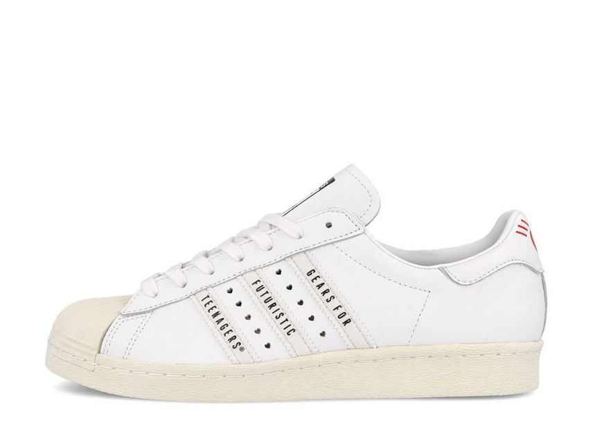 24.0cm以下 HUMAN MADE ADIDAS SUPERSTAR 80s "WHITE" 24cm FY0730