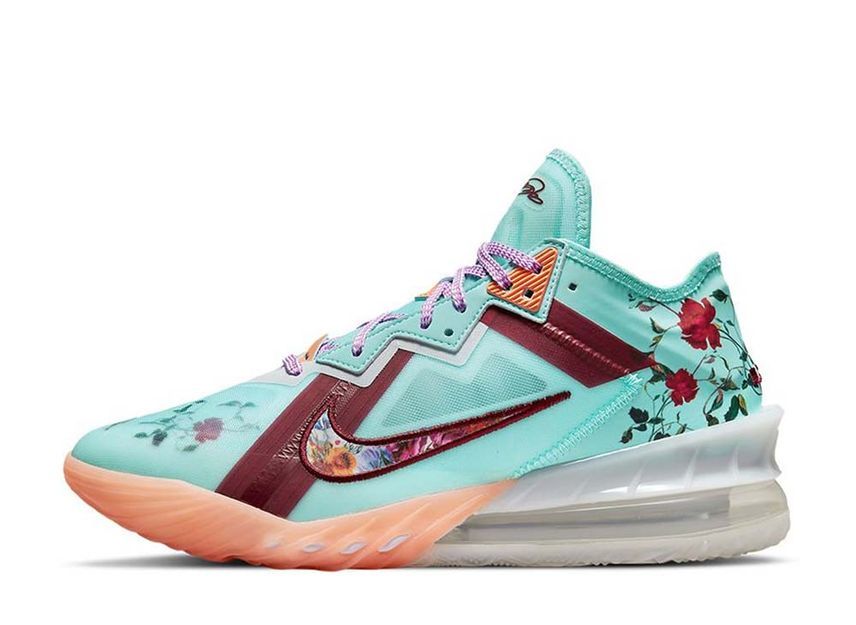 29.0cm NIKE LEBRON 18 LOW "FLORAL" 29cm CV7562-400