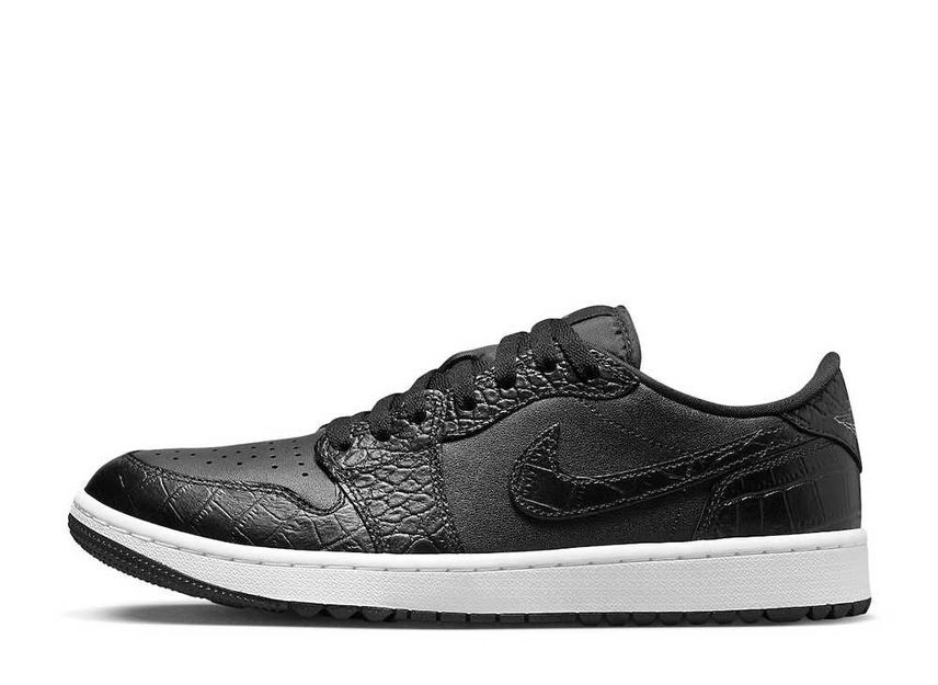 26.5cm Nike Air Jordan 1 Low Golf "Black Crocodile Skin" 26.5cm DD9315-003