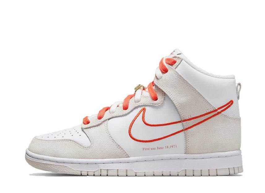 26.0cm以上 NIKE WMNS DUNK HIGH SE FIRST USE "WHITE/ORANGE" 27.5cm DH6758-100