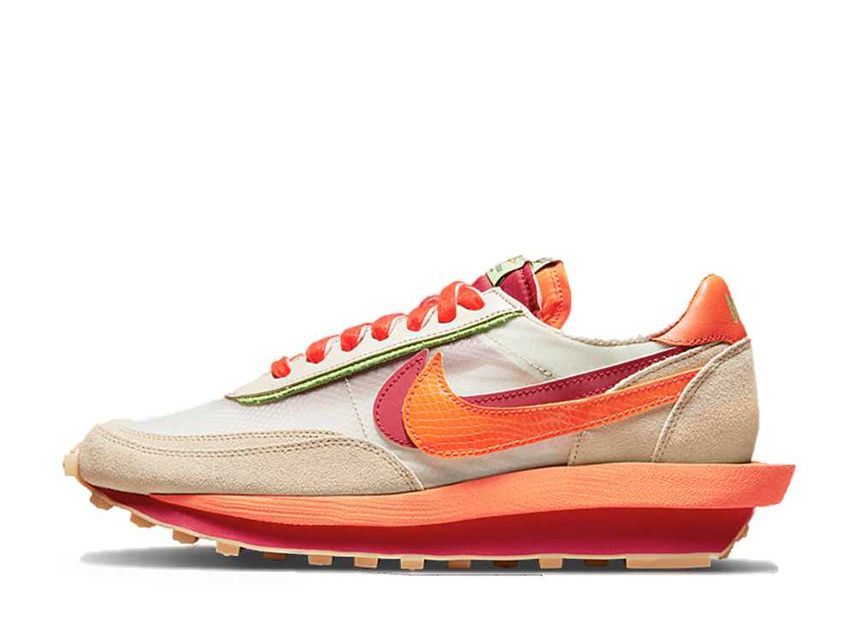 27.0cm CLOT Sacai Nike LD Waffle "Orange Blaze" 27cm DH1347-100