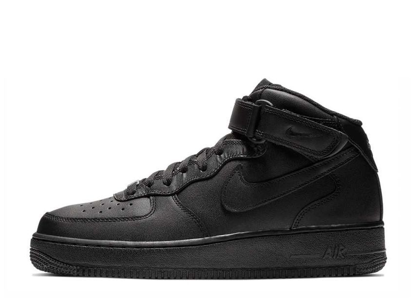 Nike Air Force 1 Mid "Black/Black" (CW2289-001同様) 25.5cm 315123-001