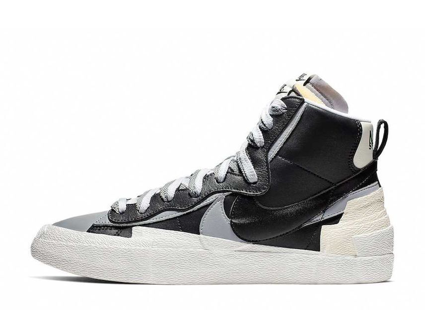 29.0cm sacai NIKE BLAZER MID BLACK / WOLF GREY / WHITE 29cm BV0072-002