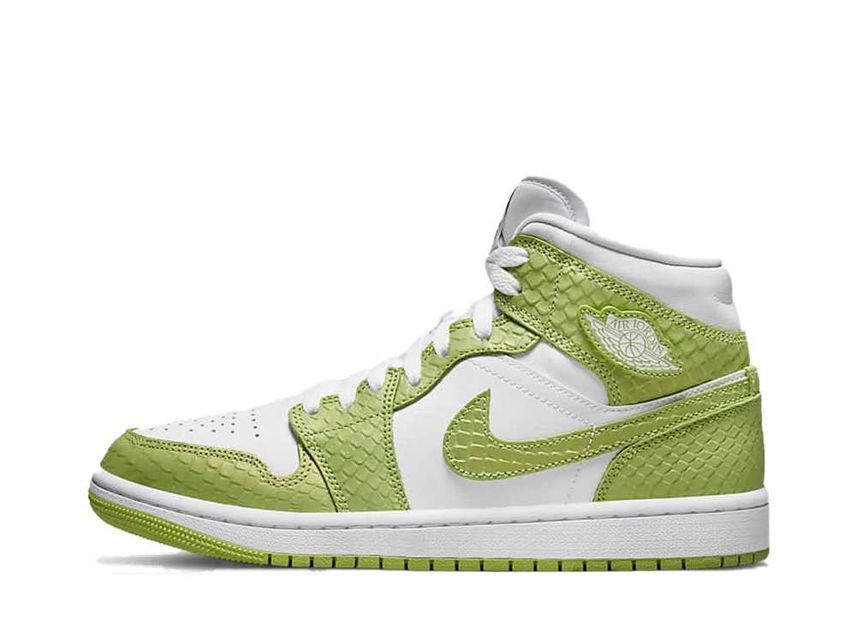 26.0cm以上 Nike WMNS Air Jordan 1 Mid SE "Vivid Green Snakeskin" 26.5cm DV2959-113