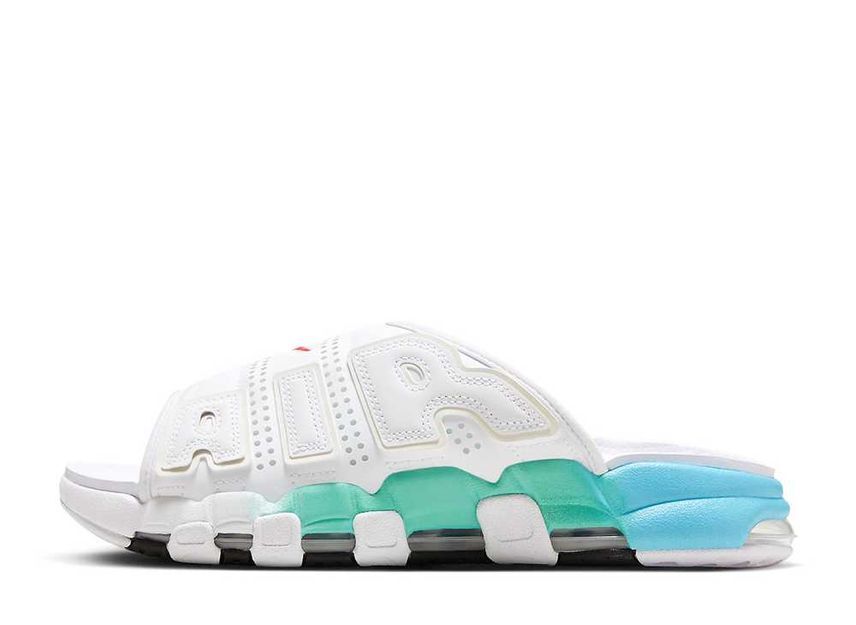 26.0cm Nike Air More Uptempo Slide "Aqua" 26cm FN3437-161