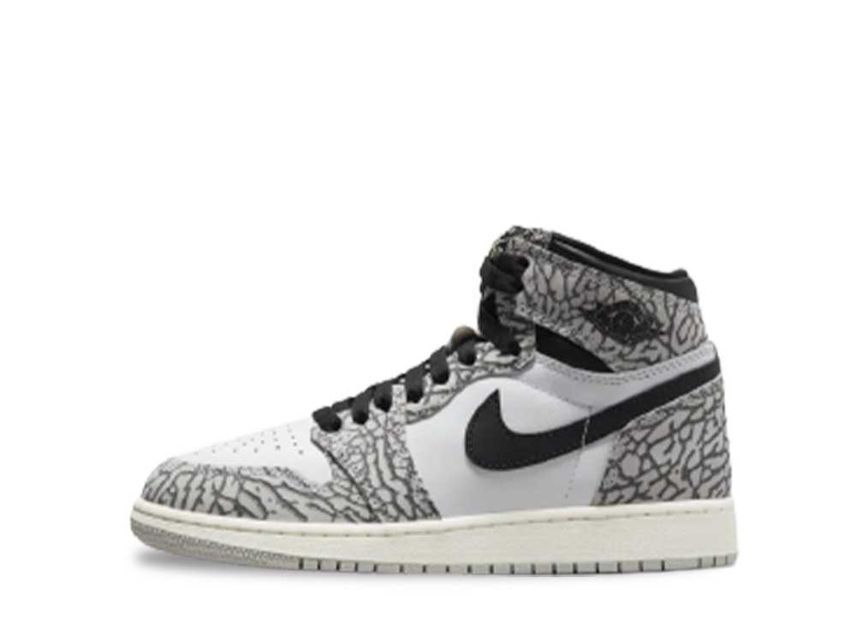 Nike GS Air Jordan 1 High OG "White Cement" 24.5cm FD1437-052_画像1