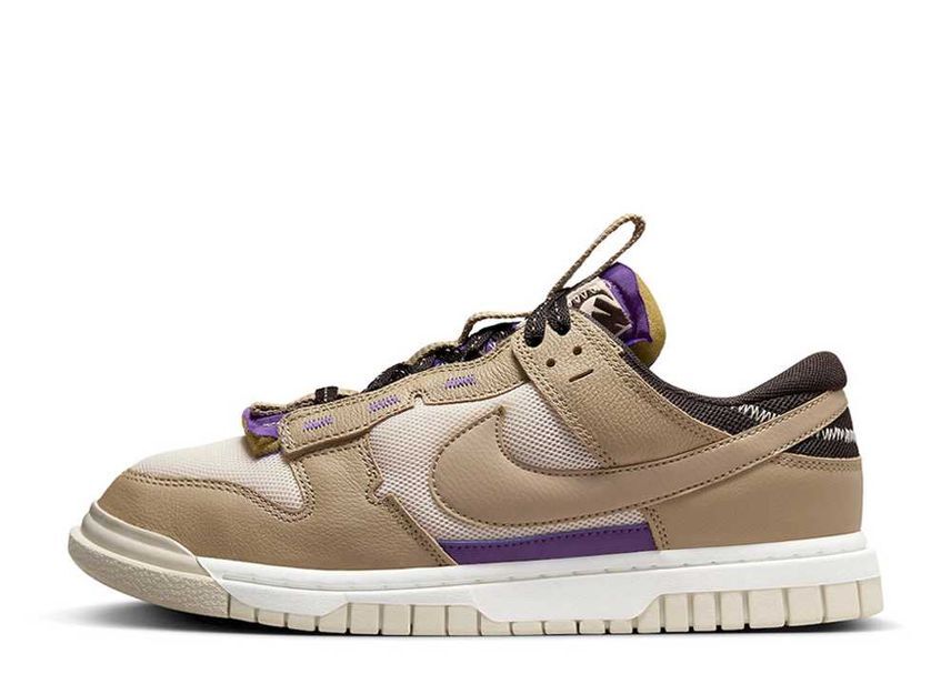 26.5cm Nike Air Dunk Jumbo "Light Orewood Brown/Field Purple/Khaki" 26.5cm DV0821-101