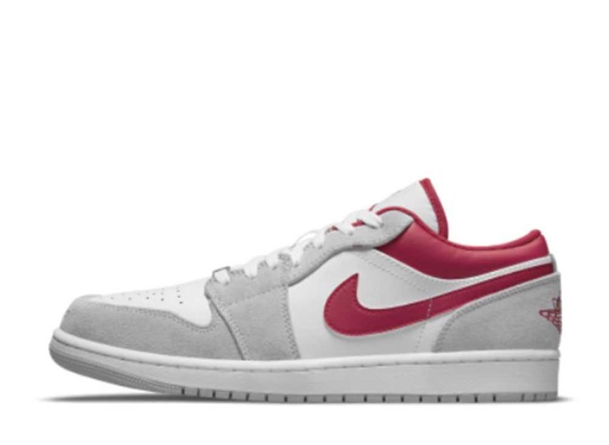 25.0cm Nike Air Jordan 1 Low SE "White/Grey/Red" 25cm DC6991-016