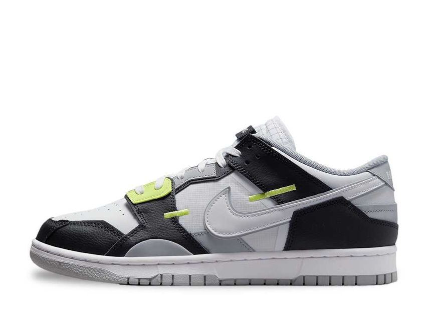 26.5cm Nike Dunk Low Scrap "Black/White/Light Lemon Twist" 26.5cm DC9723-001