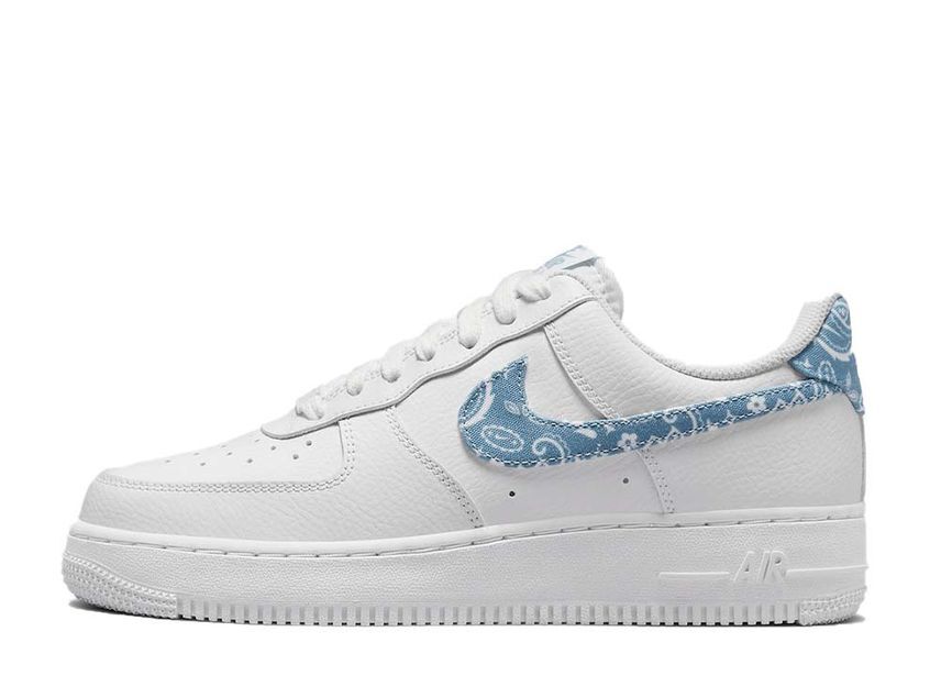 25.0cm Nike WMNS Air Force 1 Low '07 Essential "Blue Paisley" 25cm DH4406-100