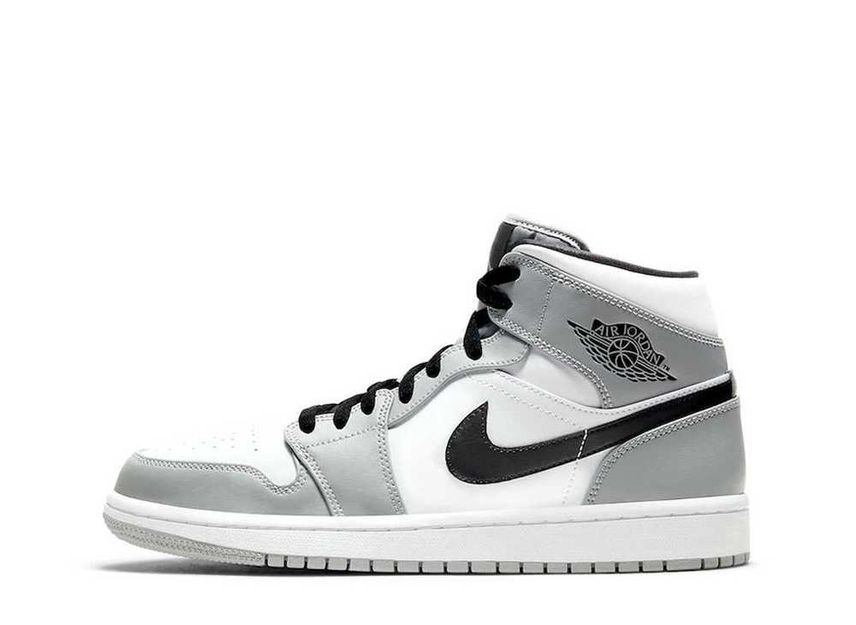 24cm～ Nike GS Air Jordan 1 Mid "Light Smoke Grey/Black/White" 24cm 554725-092