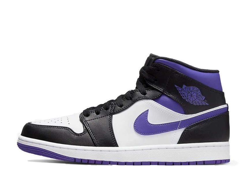 26.5cm Nike Air Jordan 1 Mid "Black/Court Purple" 26.5cm 554724-095