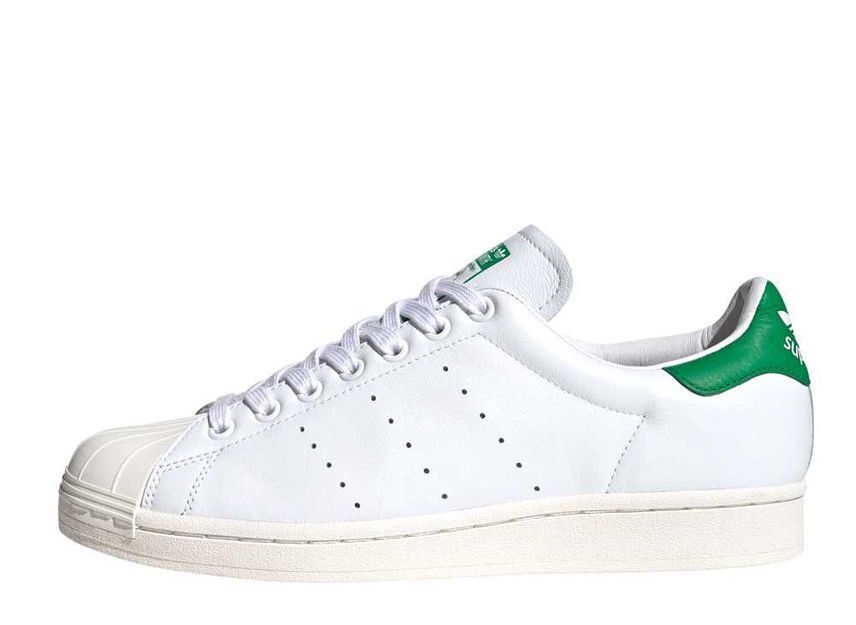 27.0cm ADIDAS SUPER STAR STANSMITH "WHITE/GREEN" 27cm FW9328