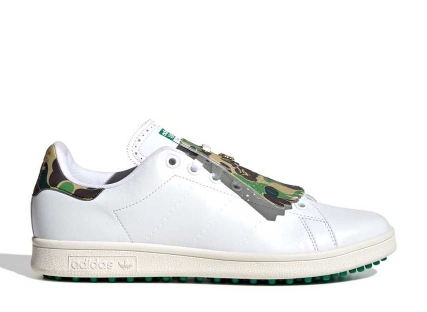 A BATHING APE × adidas Originals Stan Smith Golf "Footwear White/Green" 27cm IG5916