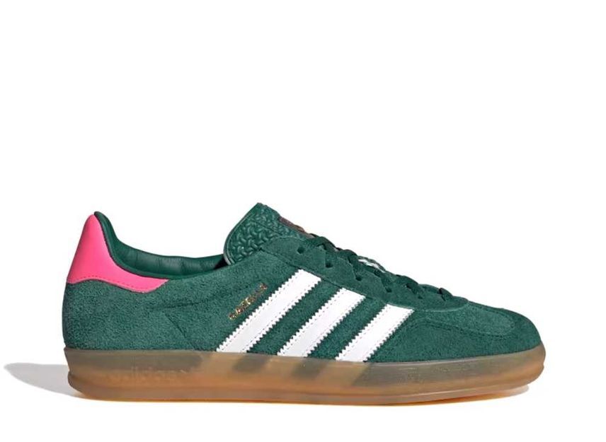 24.5cm adidas Originals WMNS Gazelle Indoor " Green/Cloud White/Lucid Pink" 24.5cm IG5929