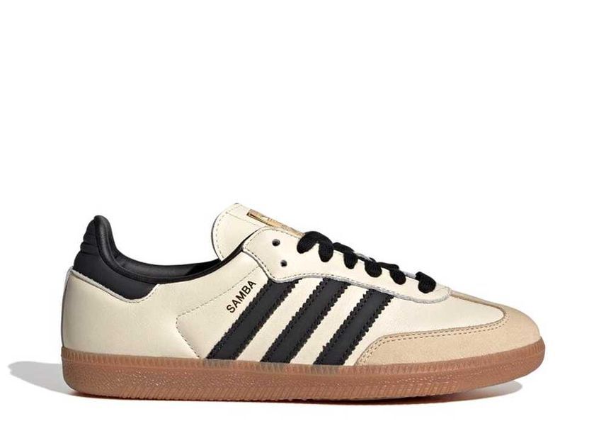 adidas Originals WMNS Samba OG "Cream White/Core Black/Sandstrata" 26.5cm ID0478_画像1