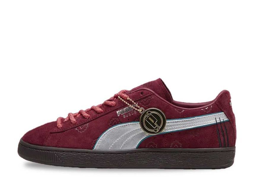 ONE PIECE Puma Suede Red Hair Shanks &quot;Regal Red/Puma Silver&quot; 24.5cm 396521-01