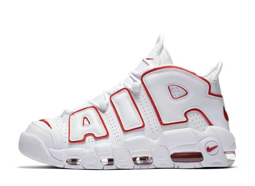 NIKE AIR MORE UPTEMPO "WHITE/VARSITY RED" (2018) 26cm 921948-102-18_画像1