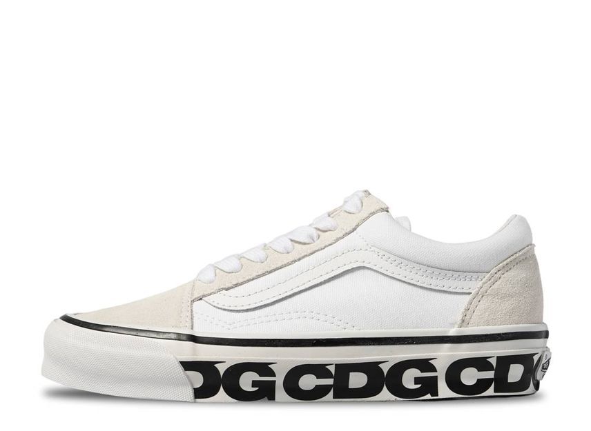 CDG Vans Old Skool "White" 23.5cm VN0A4P3XQLZ