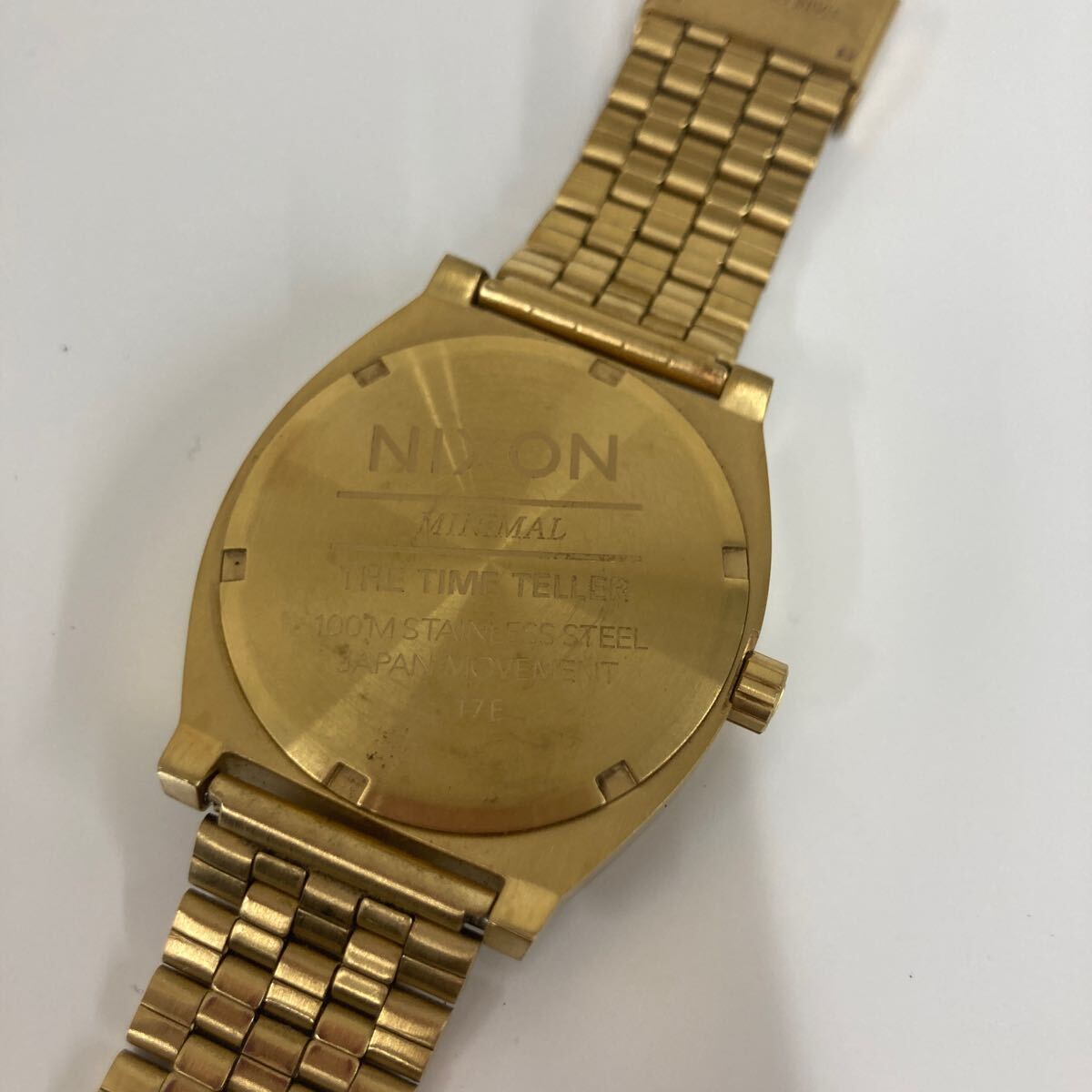 。NIXON TIME TELLER ALL GOLD/GOLD ニクソン 腕時計 ゴールド【時計】の画像4