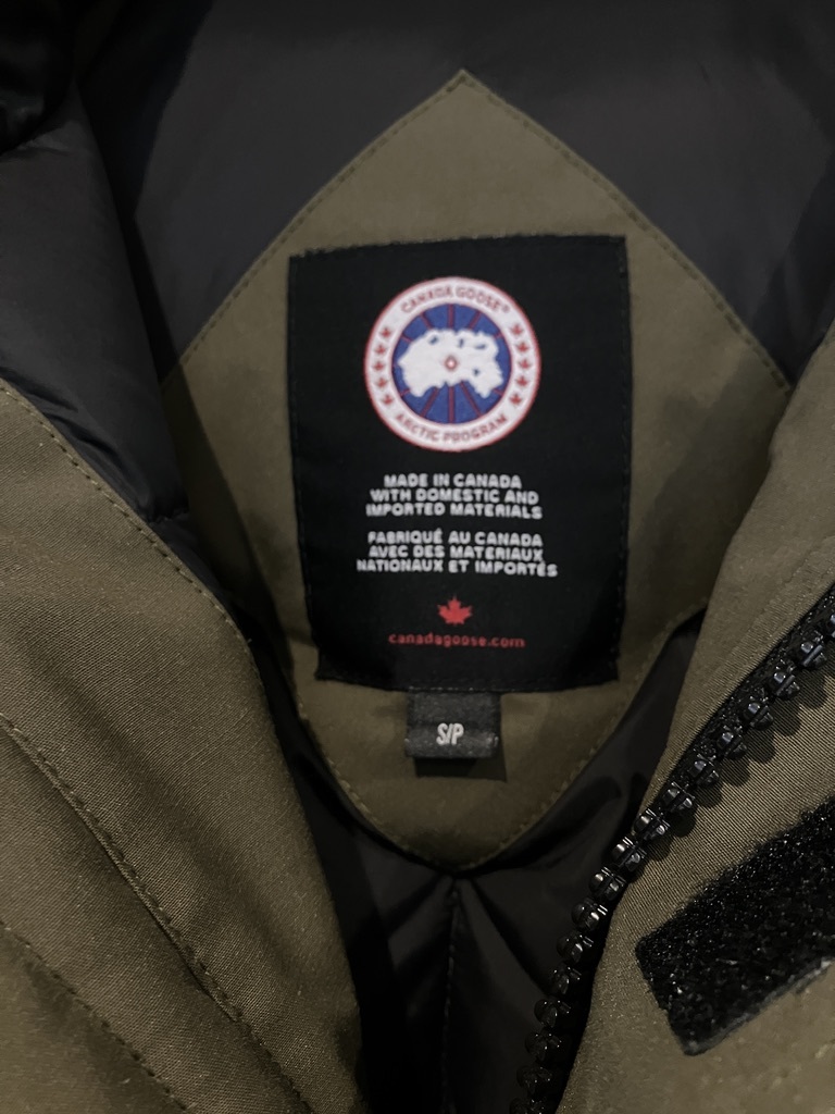 Canada Goose ダウンジャケット S ファー Citadel カーキ S カナダグース_画像4