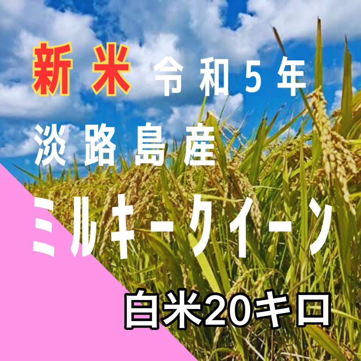 【koba@PCパーツ様　専用】淡路島産ミルキークイーン　無洗米20キロ