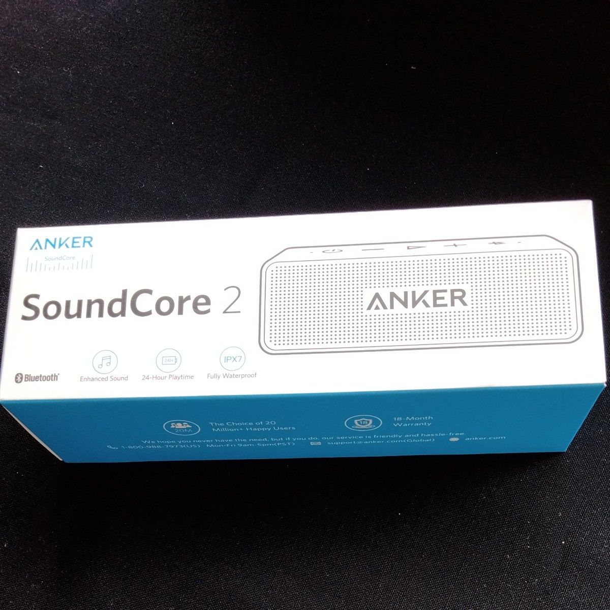 【新品】Anker Soundcore2(USB Type-C充電 12W Bluetooth 5 スピーカー 24時間連続再生)