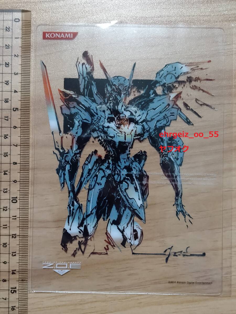 【激レア】「ジェフティ 新川洋司描き下ろしクリアカード」リボルテックヤマグチ103 コナミスタイル限定特典 Z.O.E METAL GEAR メタルギア_画像1