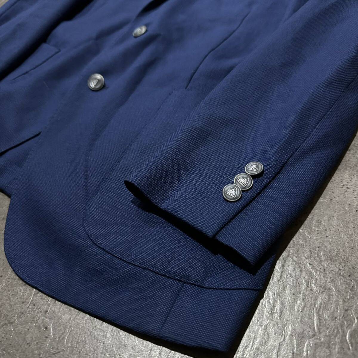 S ☆良品/ 至高の一品 'イタリア製' BOGLIOLI ボリオリ WOOL100%生地 テーラードジャケット 2ボタン 大きいサイズ:50 アウター 高級紳士服の画像5