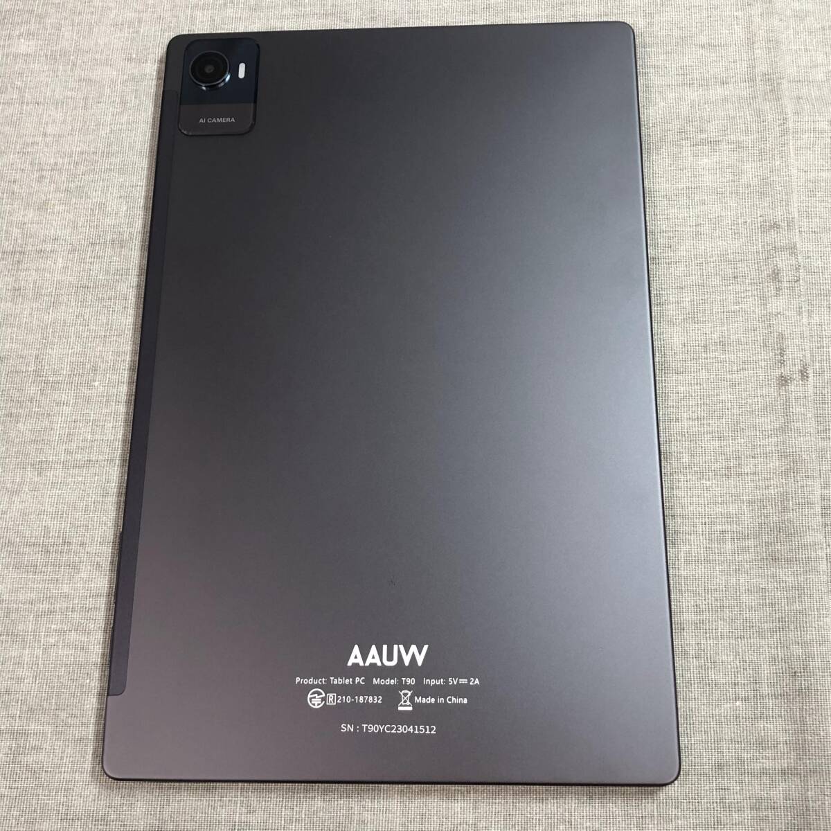 現状品　アーアユー(AAUW)T90 Android 12 10.51インチ タブレット RAM: 8GB ROM: 128GB SIMフリー au系使用不可_画像4