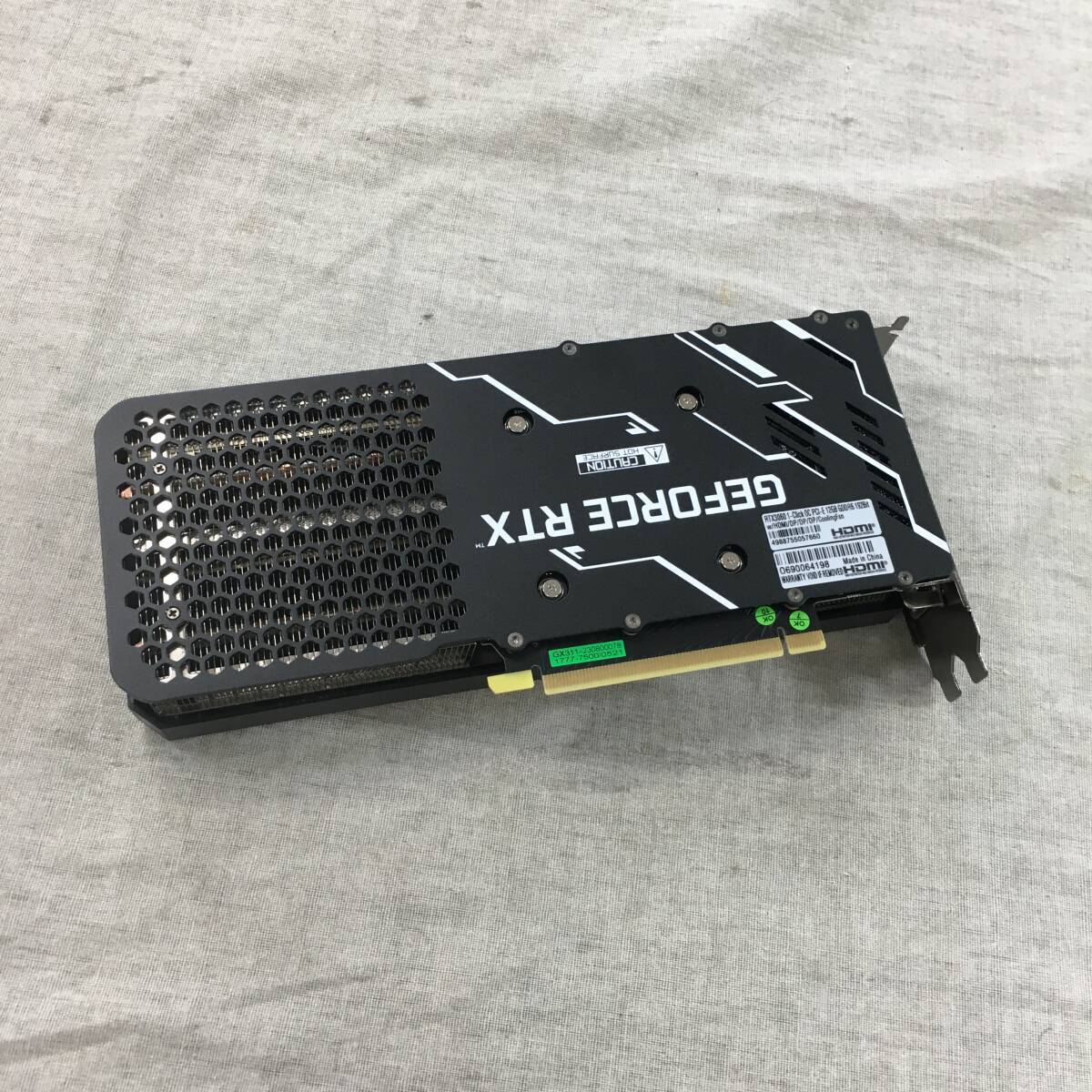 現状品 玄人志向 NVIDIA GeForce RTX3060 搭載 グラフィックボード GDDR6 12GB GALAKURO GAMINGシリーズ GG-RTX3060-E12GB/OC/DF_画像7