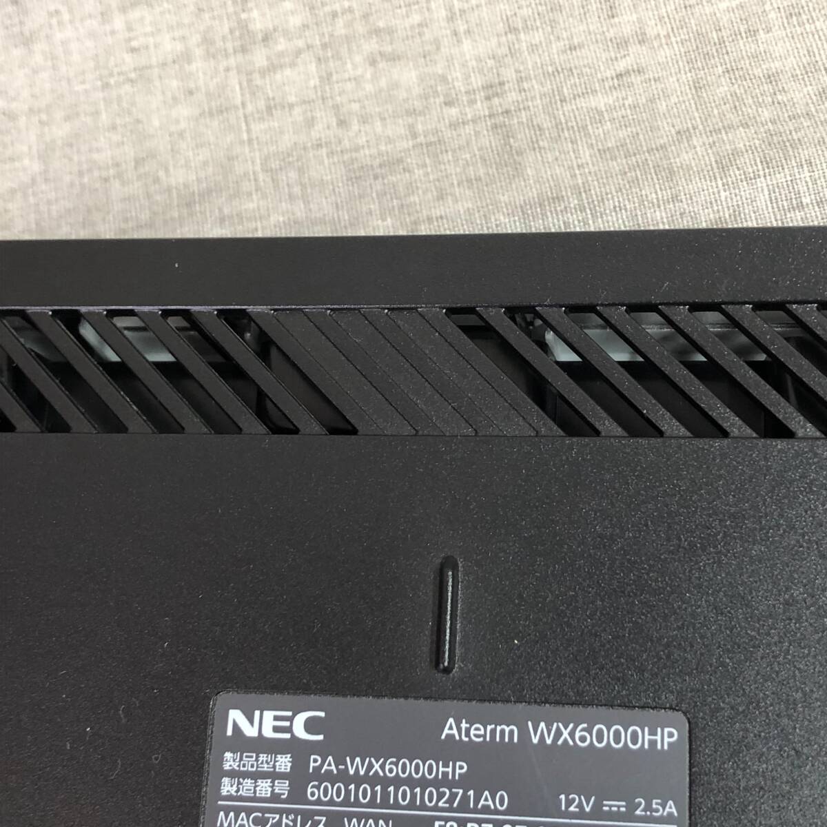 NEC エヌイーシー Aterm WX6000HP PA-WX6000HP 無線LANルーター_画像9