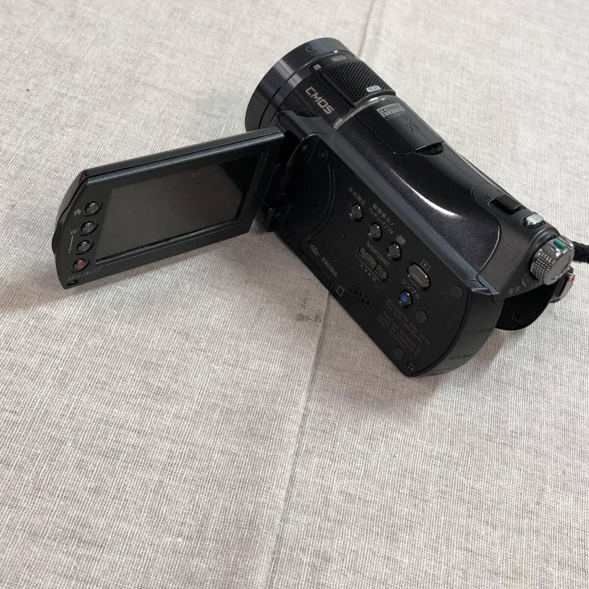 現状品 SONY フルハイビジョンビデオカメラ Handycam (ハンディカム) CX7 HDR-CX7の画像3