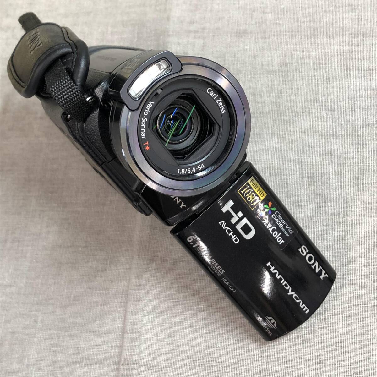 現状品 SONY フルハイビジョンビデオカメラ Handycam (ハンディカム) CX7 HDR-CX7の画像5