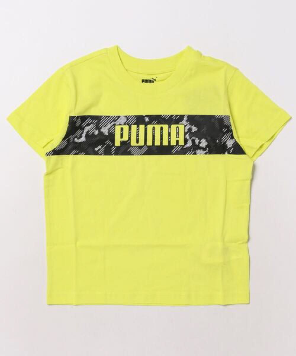 PUMA プーマ キッズ ボーイズ ACTIVE SPORTS グラフィック Tシャツ 160cm 黄 子供服