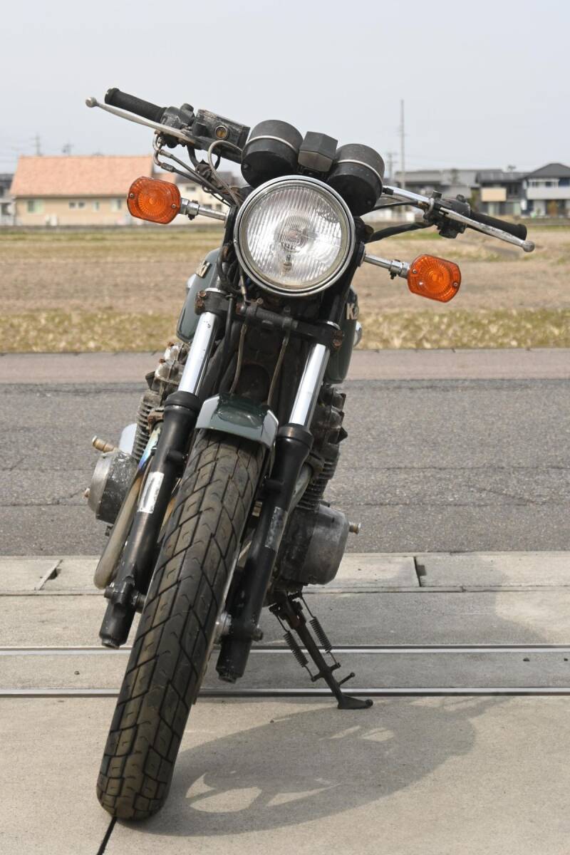 K710 当時物 Z550FX 書類付き レストアベース 0222 検) Z400FX Z500FX Z400J_画像4