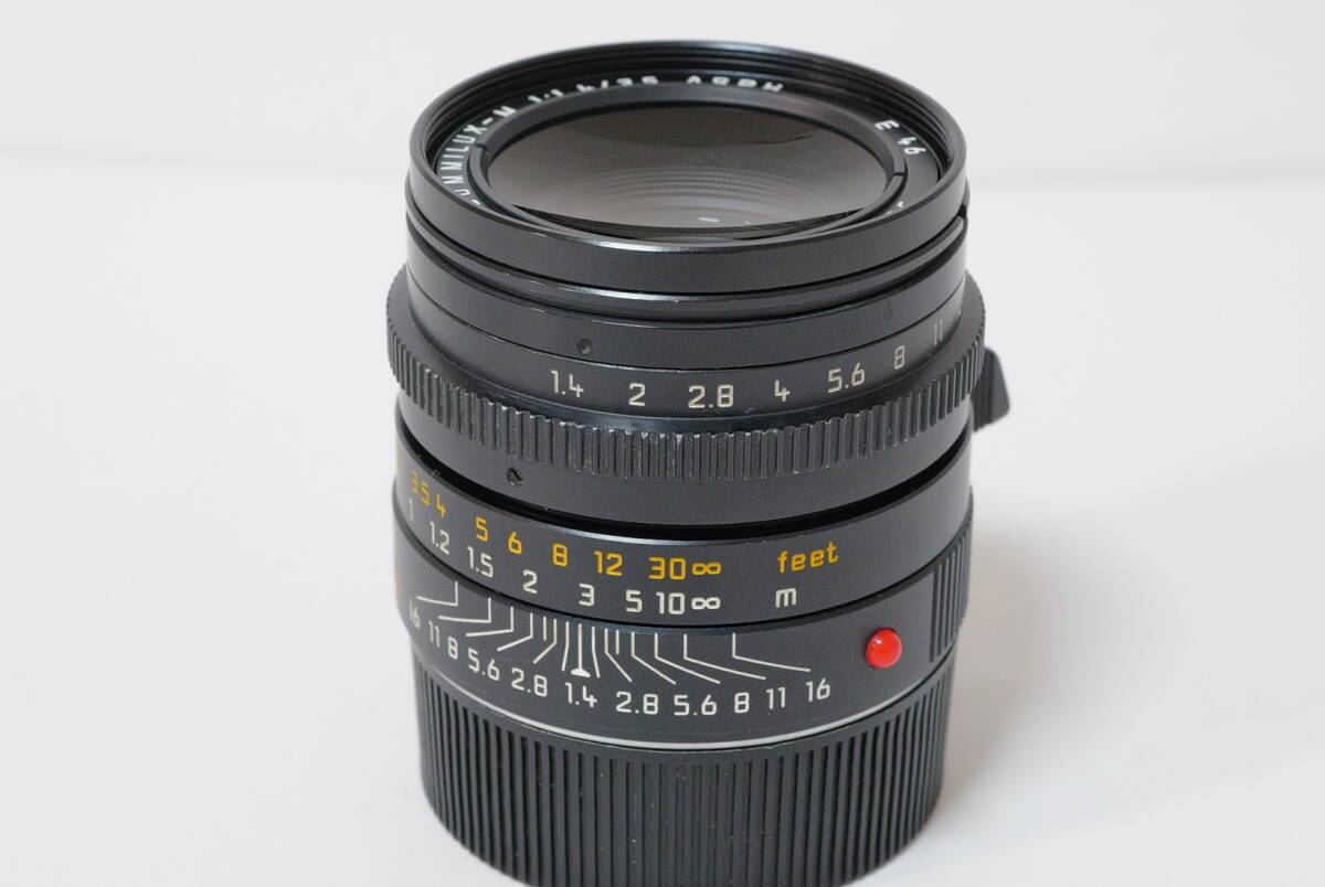 Leica Summilux 1:1.4/35 asph ブラック 363XXXX番台 ライカ ズミルックス 35mm F1.4 blackの画像2